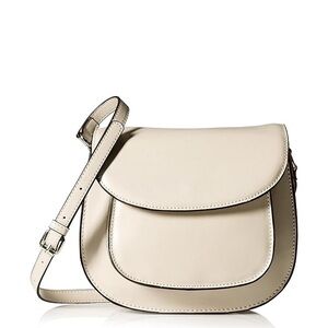 KC Jagger Cream Crossbody Bag with Adjustable Strap